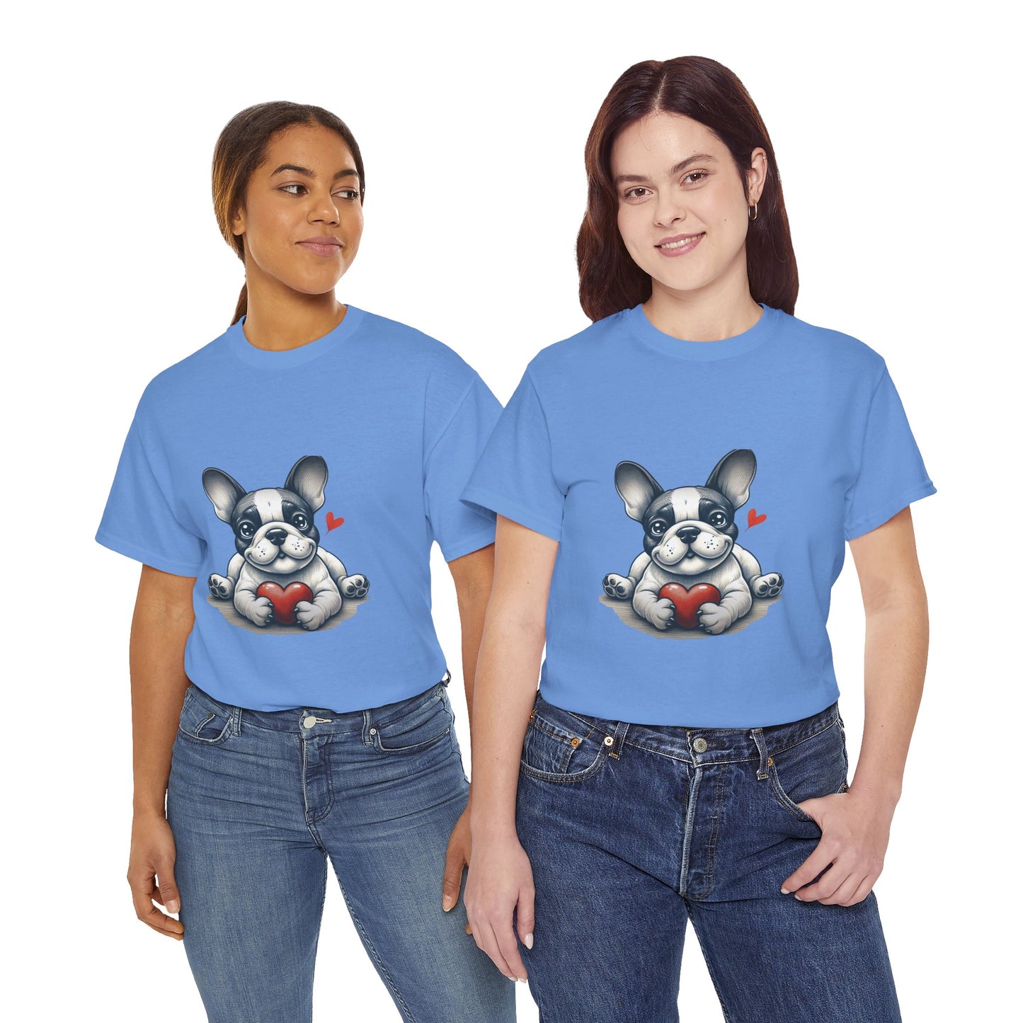 "Frenchie Love β Heavy Cotton Tee"