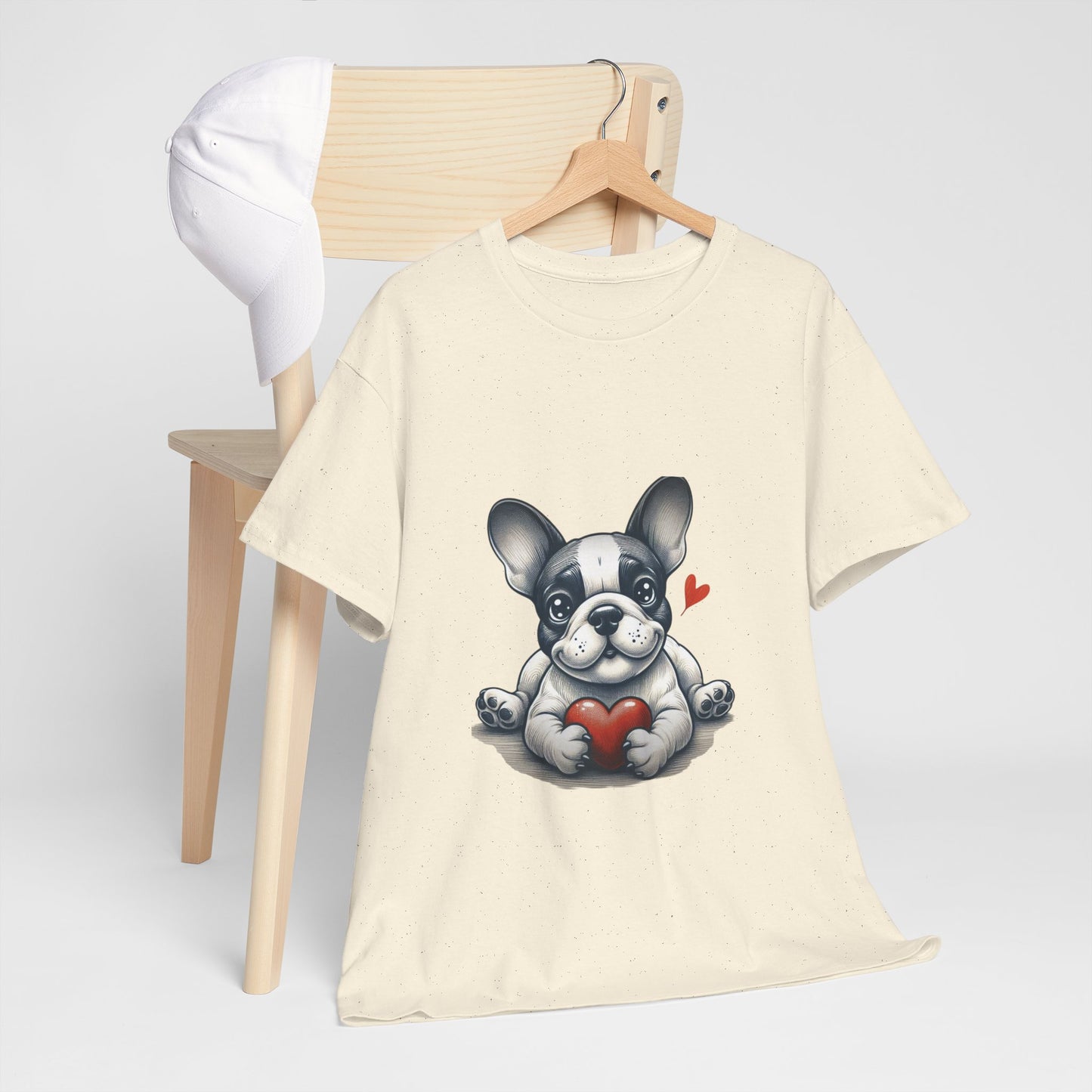 "Frenchie Love β Heavy Cotton Tee"