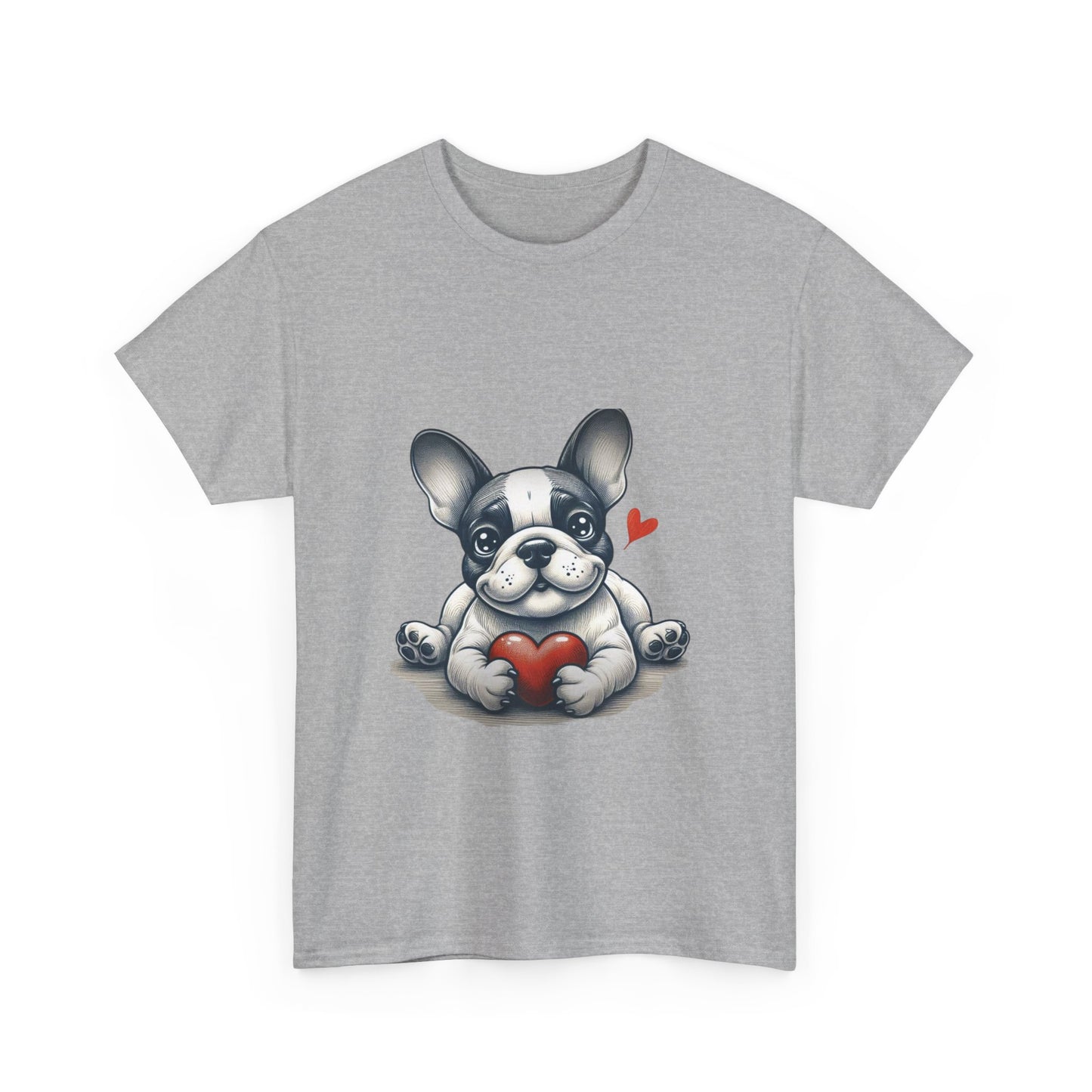 "Frenchie Love β Heavy Cotton Tee"