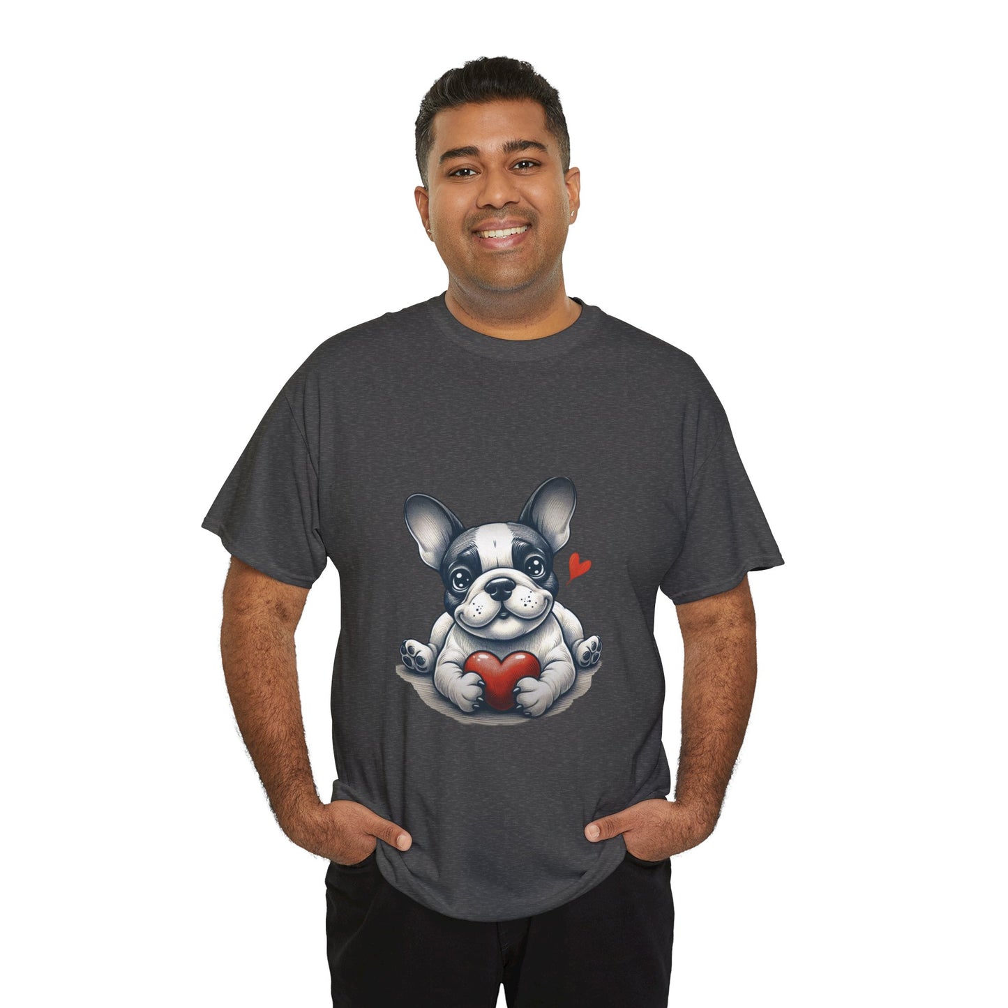 "Frenchie Love β Heavy Cotton Tee"