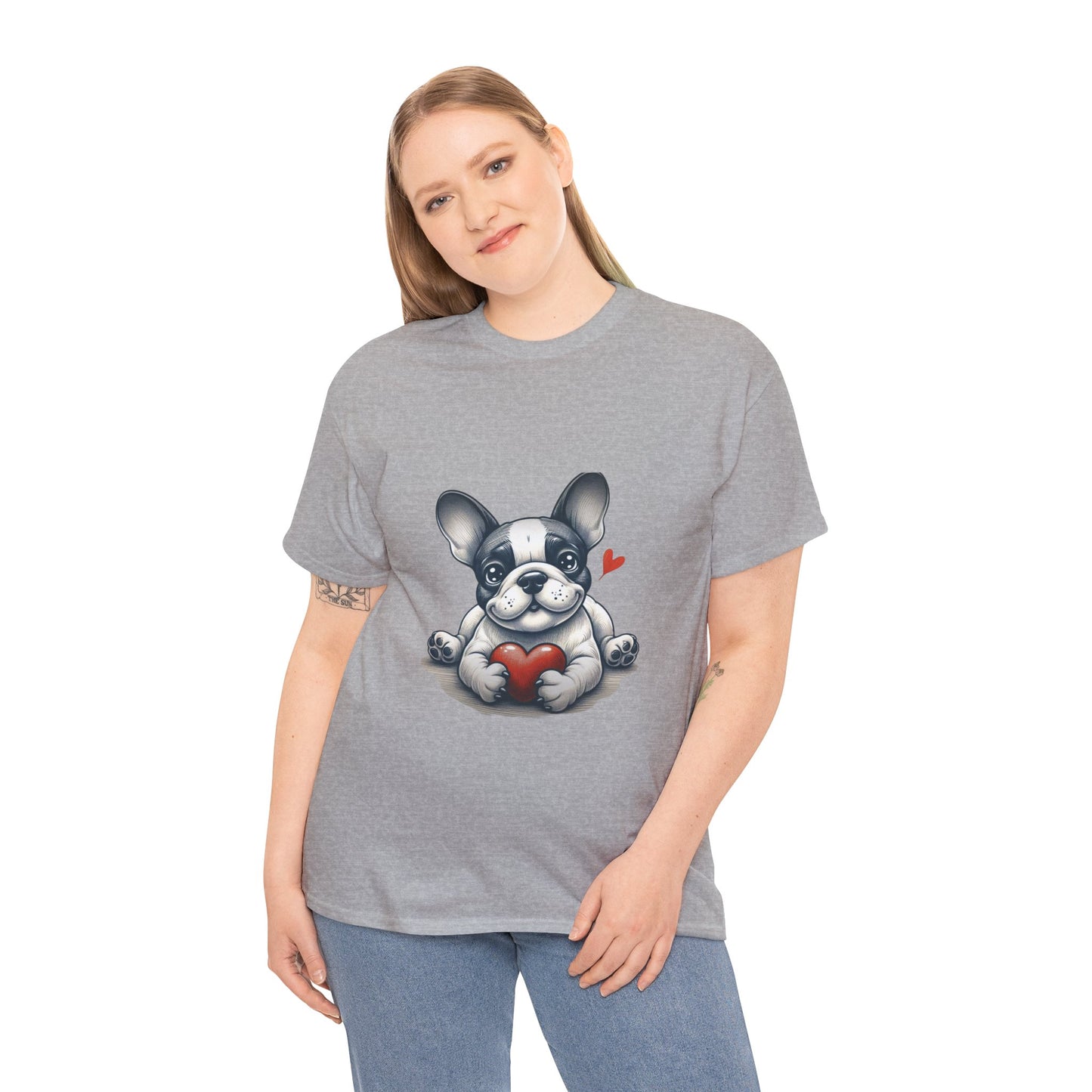 "Frenchie Love β Heavy Cotton Tee"