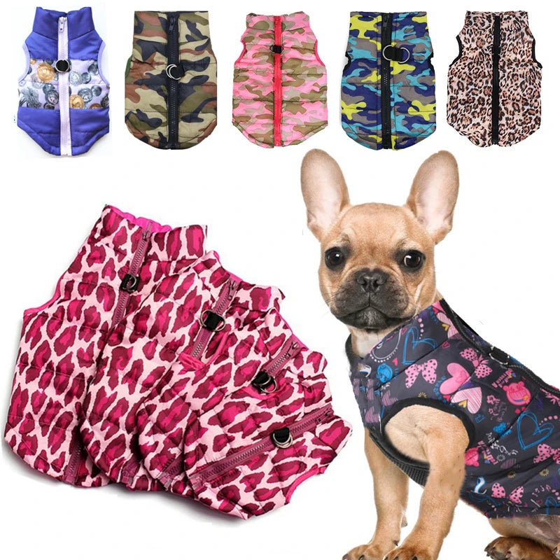 Warm Winter Dog Jacket – Cozy Vest for Small Breeds like Chihuahua & Yorkshire