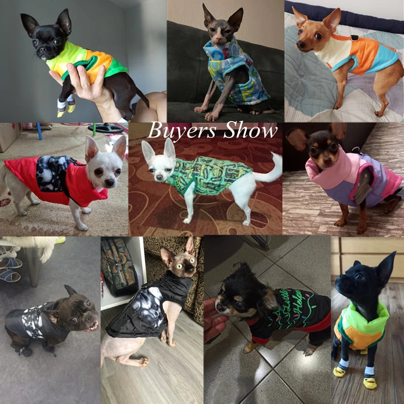 Warm Winter Dog Jacket – Cozy Vest for Small Breeds like Chihuahua & Yorkshire