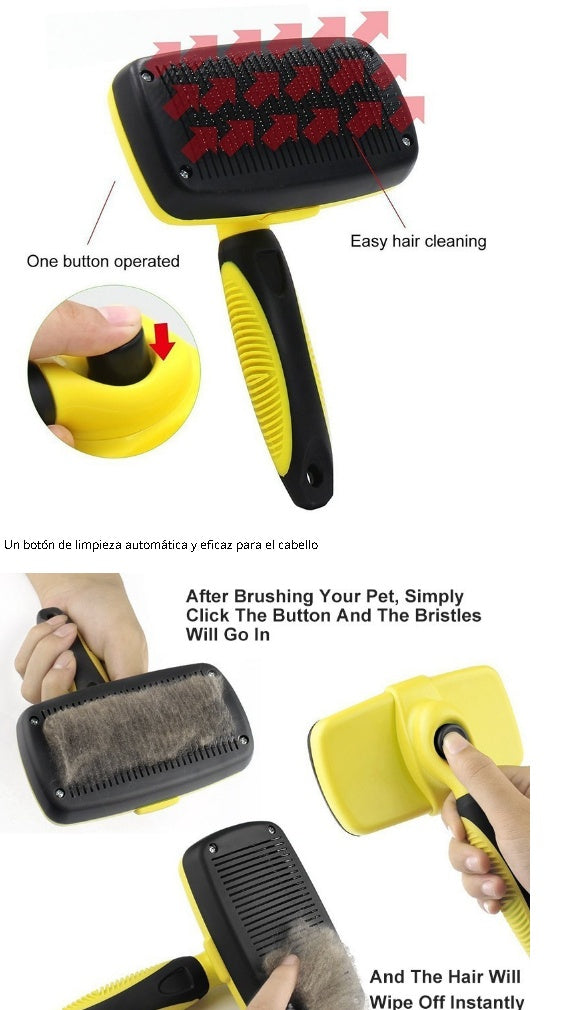 "Benepaw Auto Pet Brush – Waterproof Grooming Tool for All Coats"