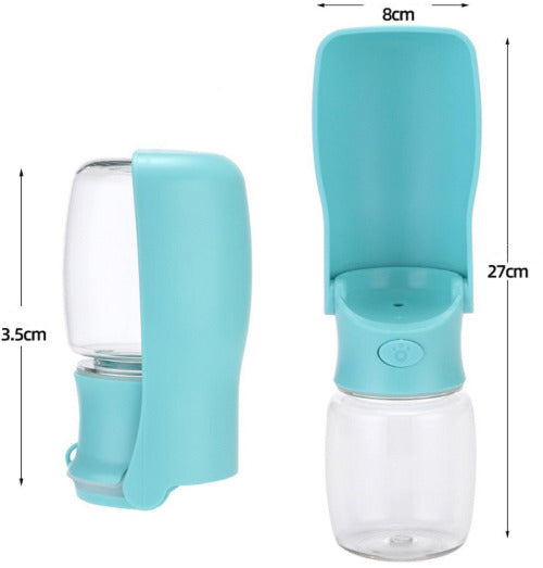 "Foldable Dog Water Bottle – Portable Pet Hydration Dispenser"