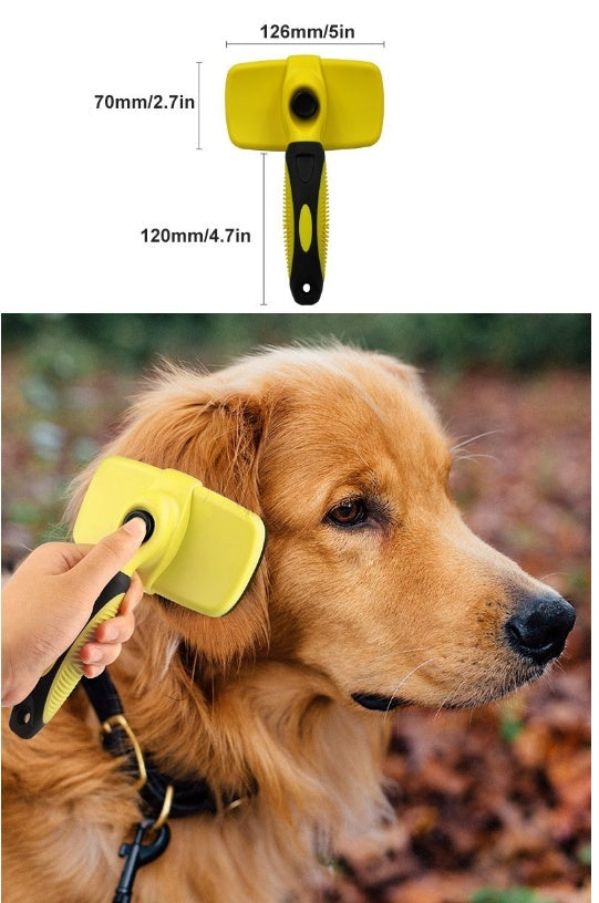 "Benepaw Auto Pet Brush – Waterproof Grooming Tool for All Coats"