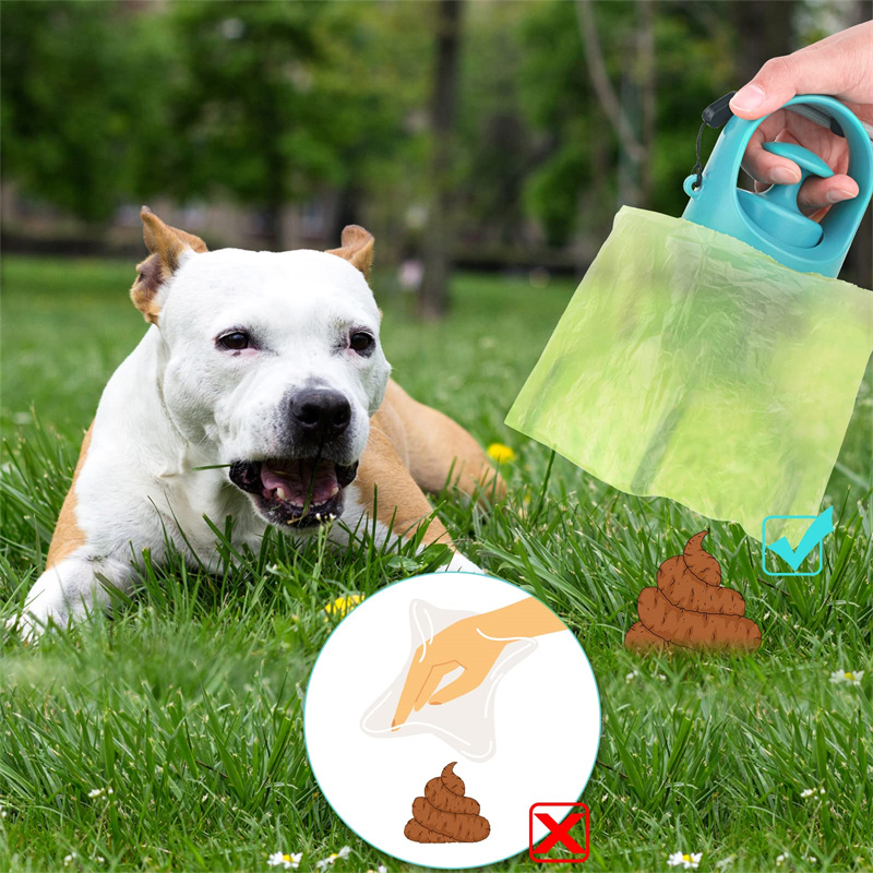 Fantastic Portable Dog Pooper Scooper With Built-in Poop Bag Dispenser