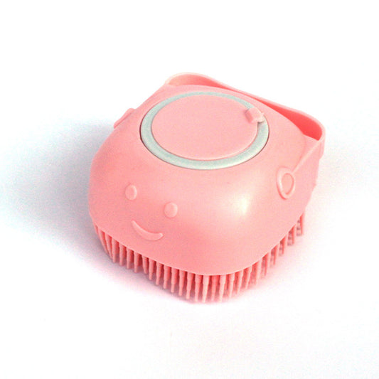 "Silicone Dog Bath Glove – Massage & Grooming Brush"