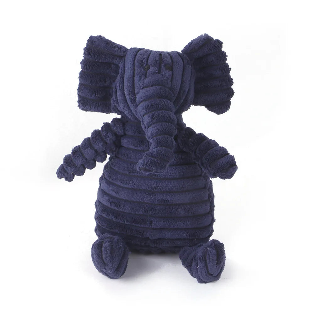 Corduroy Animal Dog Toy – Tough, Squeaky & Fun!